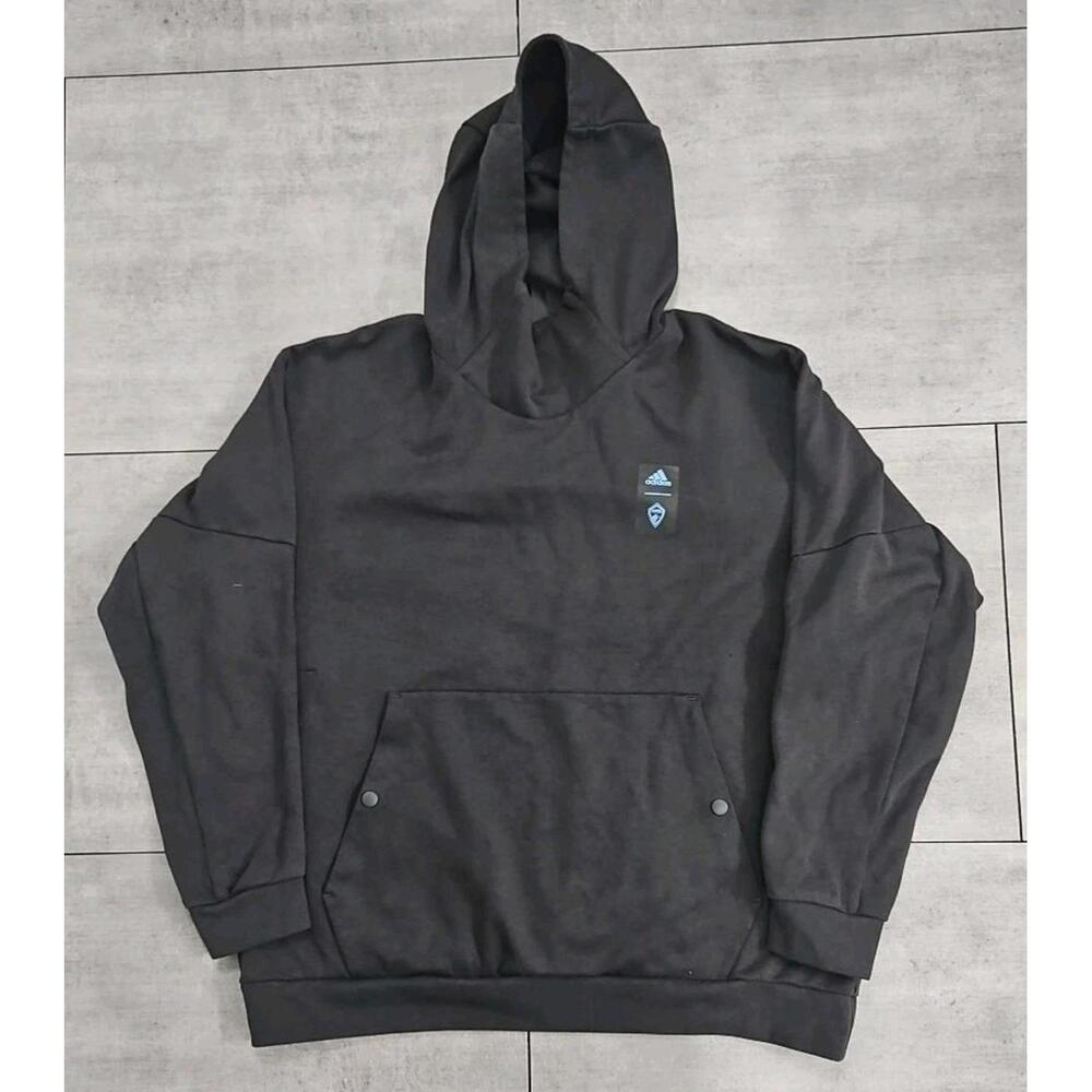 Adidas Colorado‎ Rapids Hoodie Sweatshirt Dark Gray XL